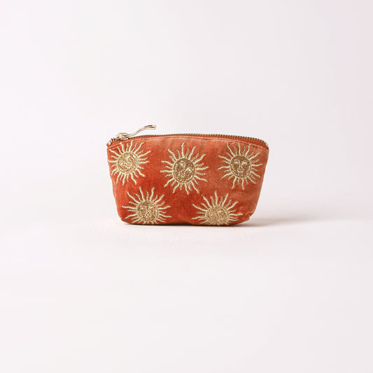 Sun Goddess Rust Coin Purse