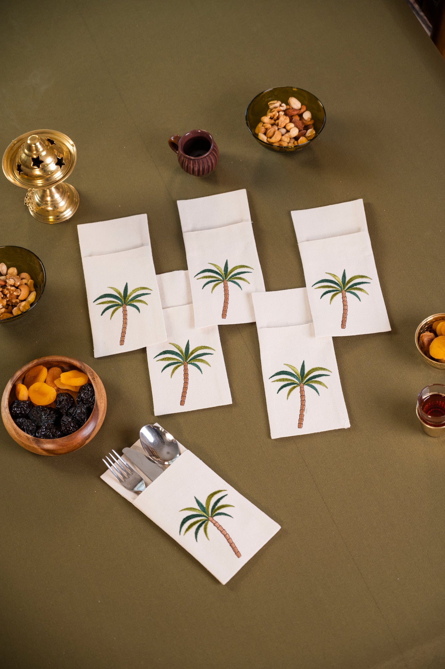 Tropical Palm Cutlery Sleeve