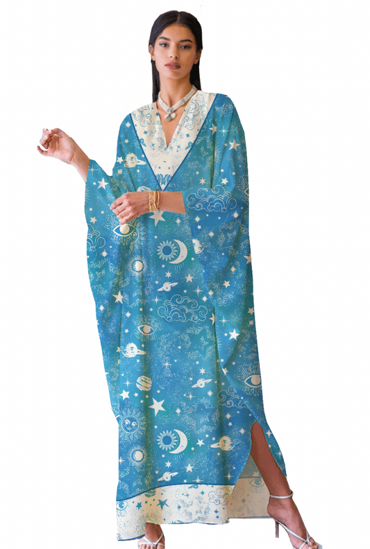 Sky Long Kaftan