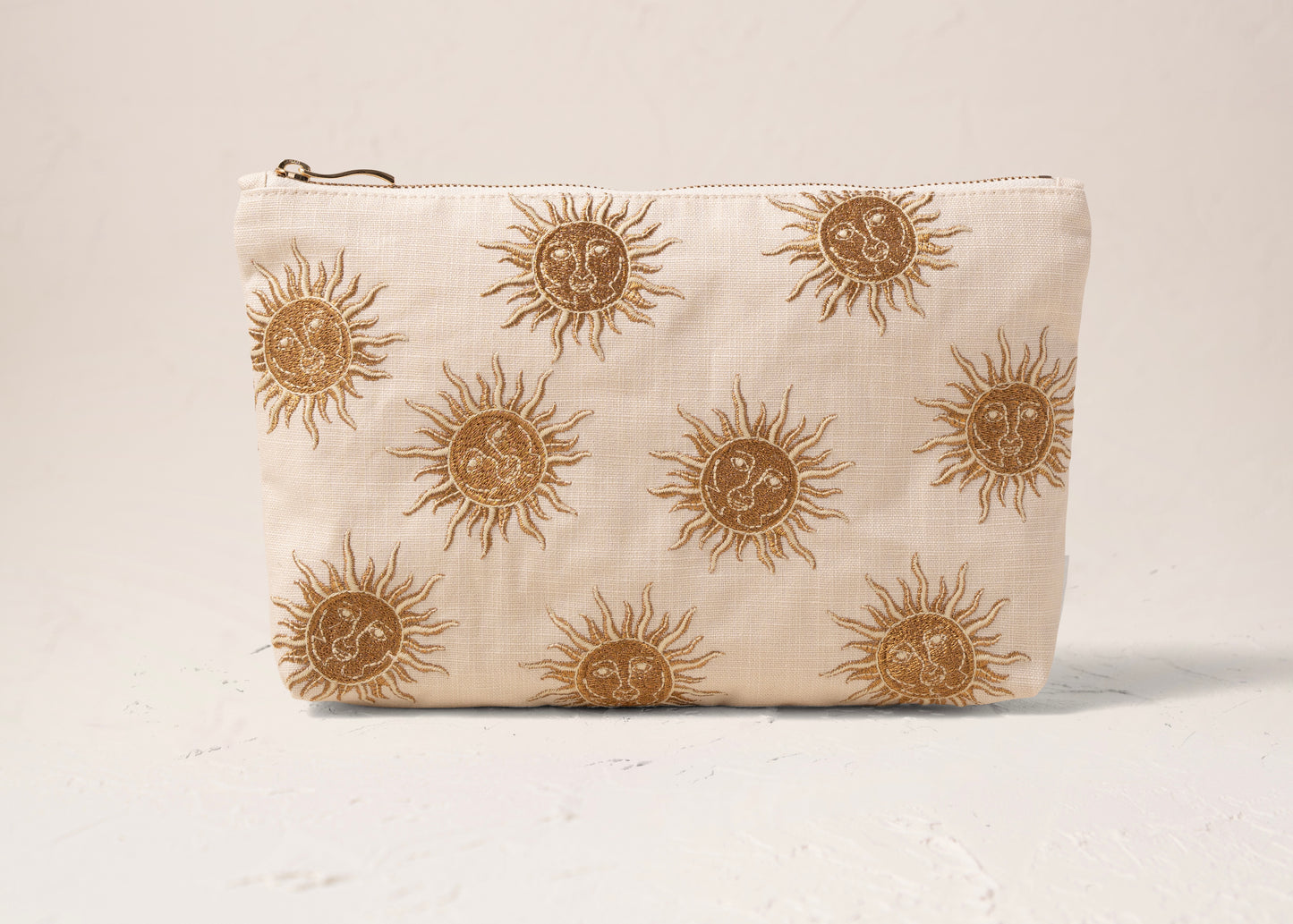 Sun Goddess Oat Cotton Everyday Pouch