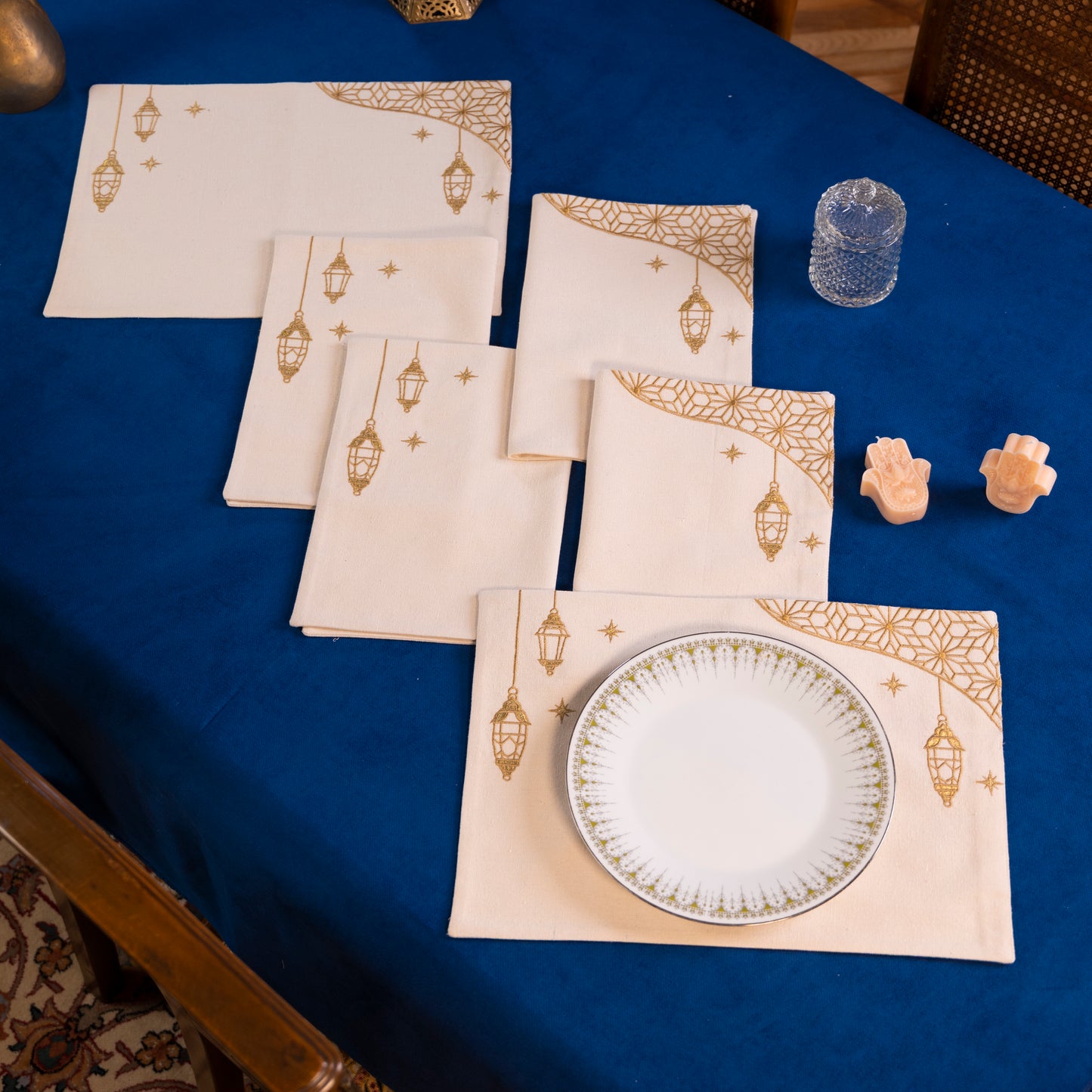 Golden Lantern Placemat