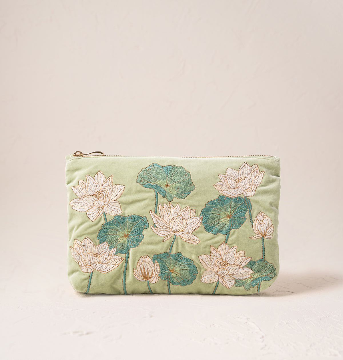 Lotus Celadon Everyday Pouch