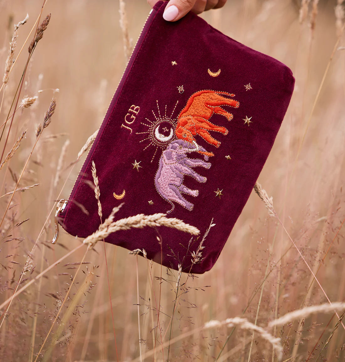 Enchanted Elephant Ruby Mini Pouch