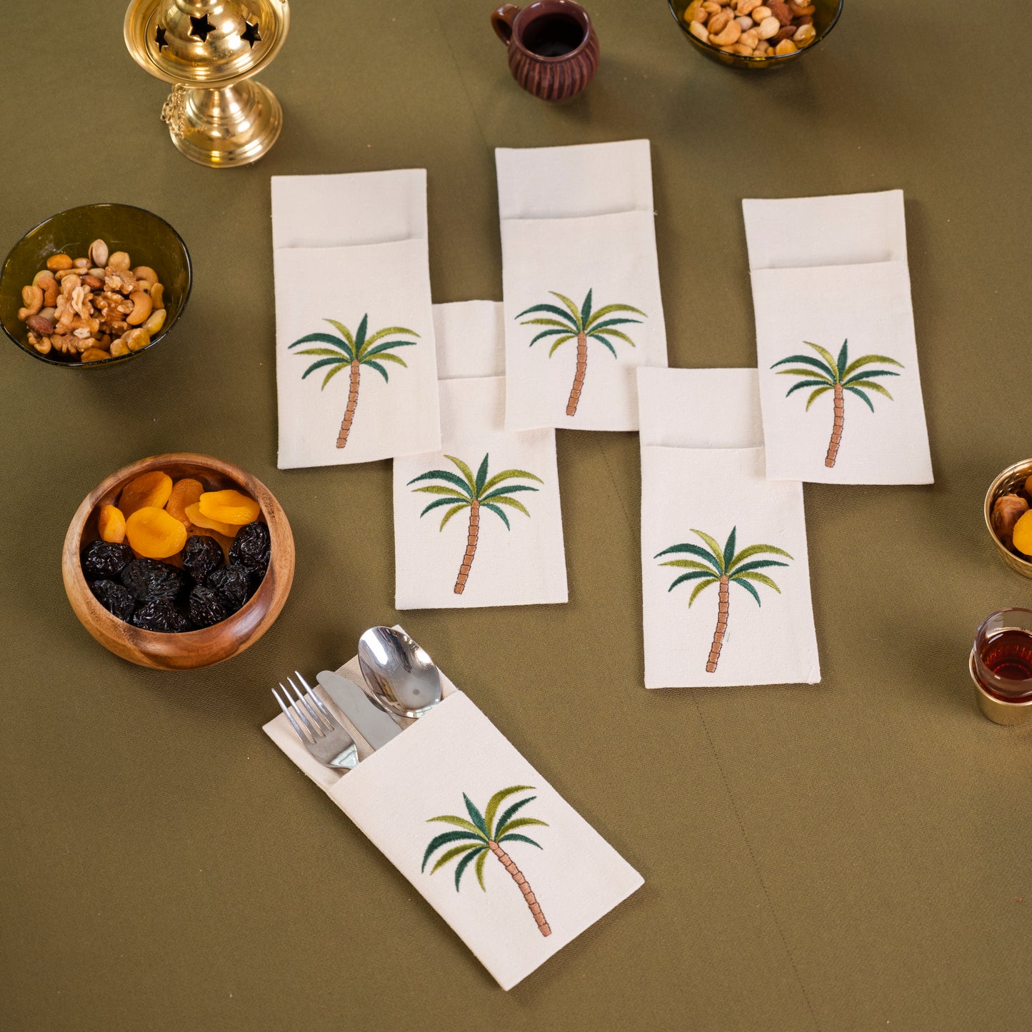 Tropical Palm Cutlery Sleeve