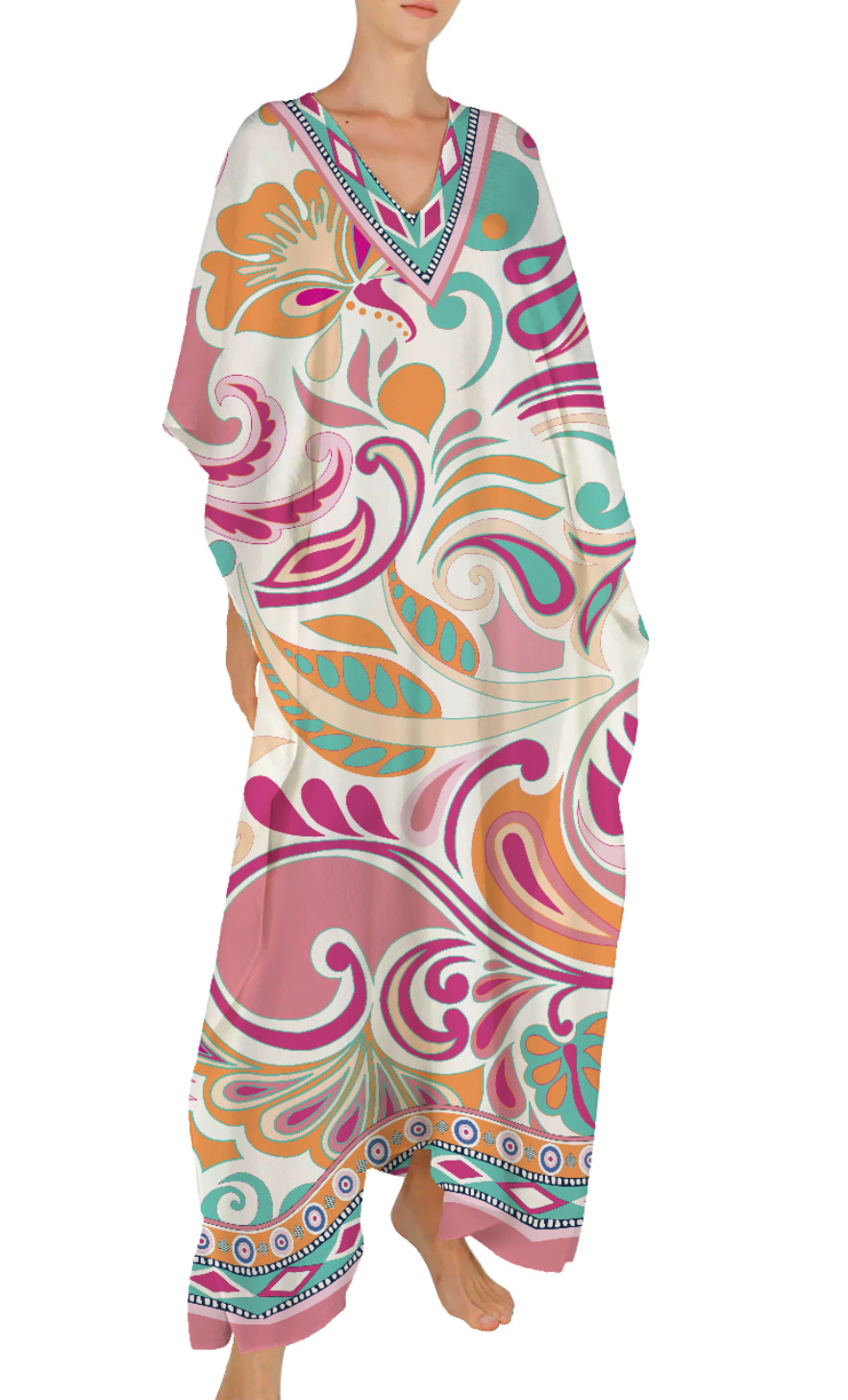 Garnet Short Kaftan