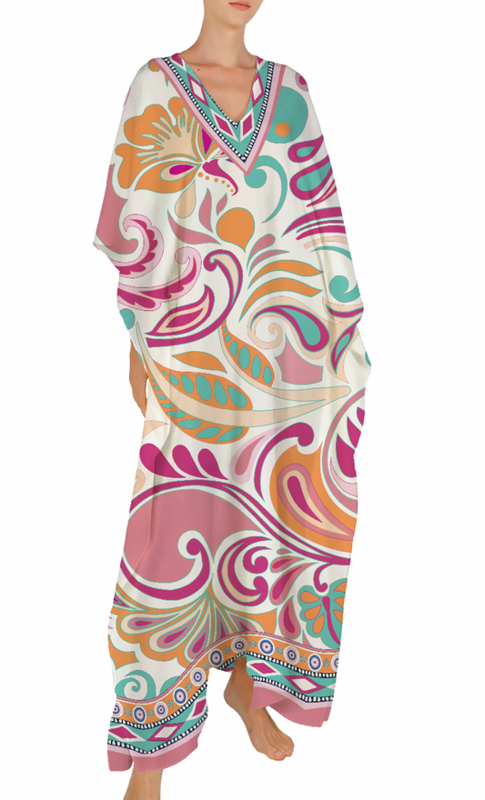 Garnet Short Kaftan