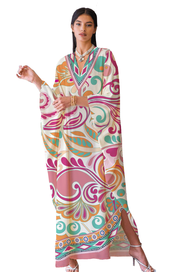 Garnet Long Kaftan