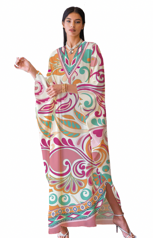 Garnet Long Kaftan