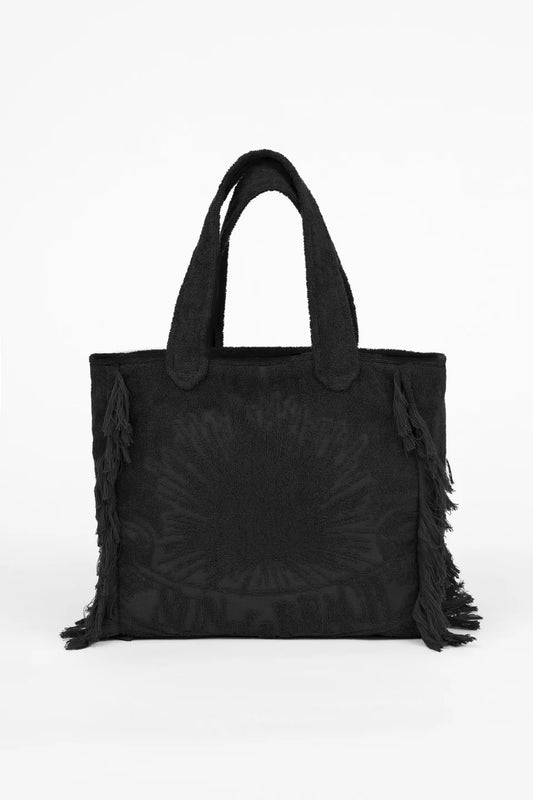 Black Mini Terry Tote