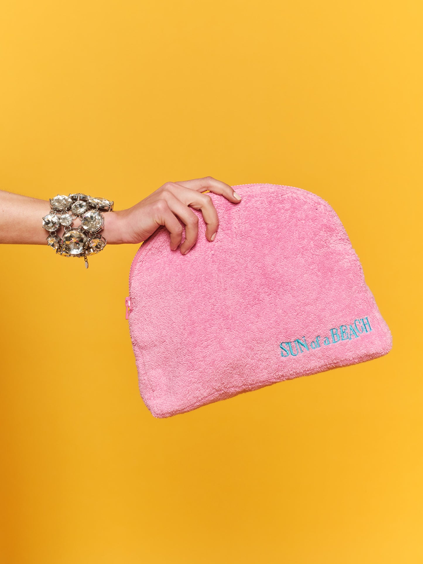 Bubblegum Waterproof Large Luna Pouch