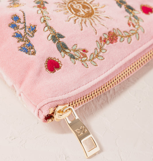 Earth Goddess Mum Velvet Everyday  Pouch Rose