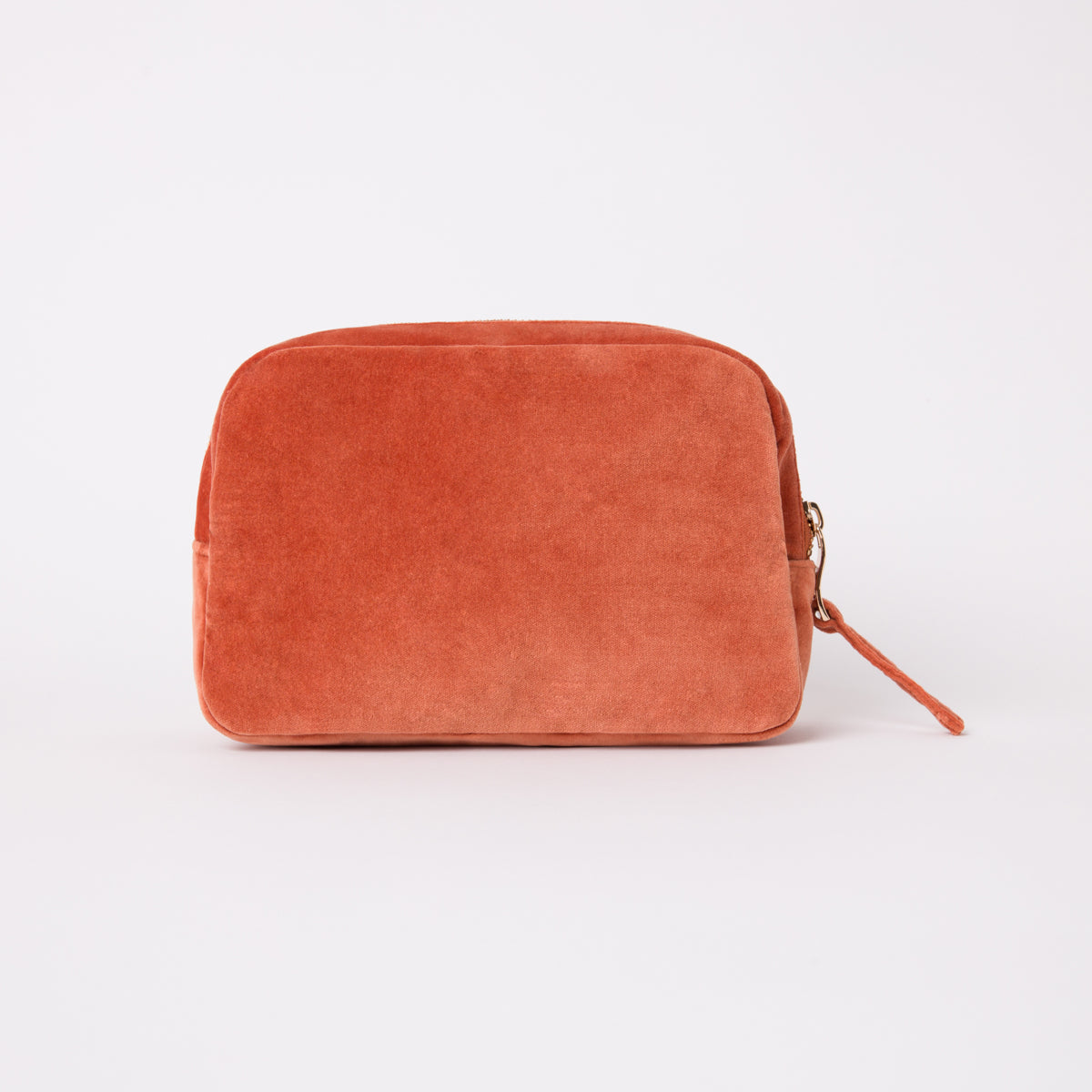 Sun Goddess Rust Velvet Makeup Bag