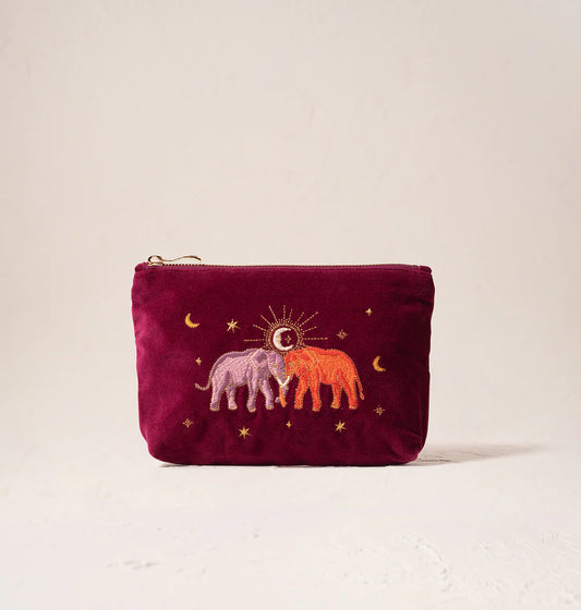 Enchanted Elephant Ruby Mini Pouch