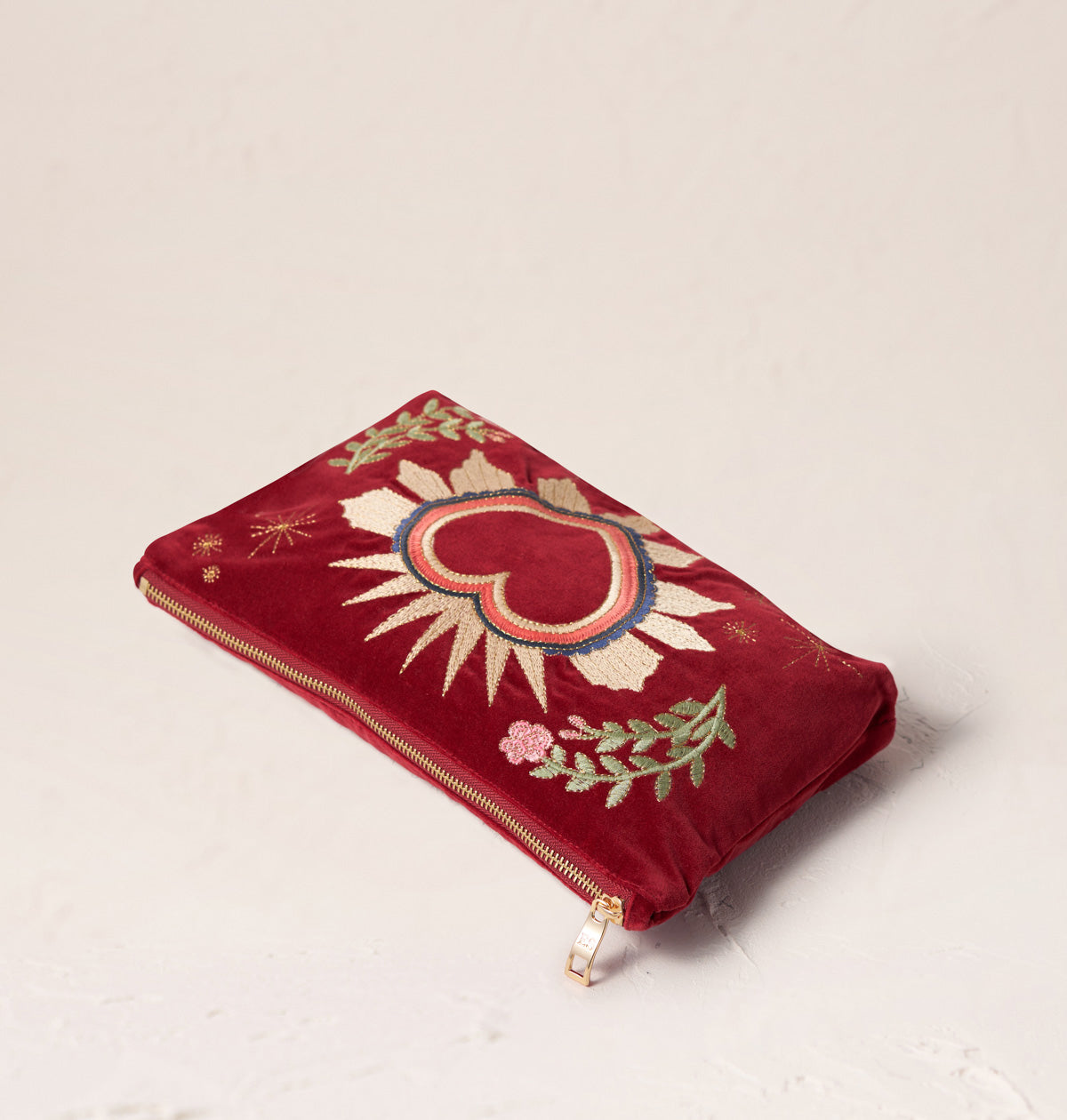 Sacred Heart Rouge Velvet Everyday Pouch