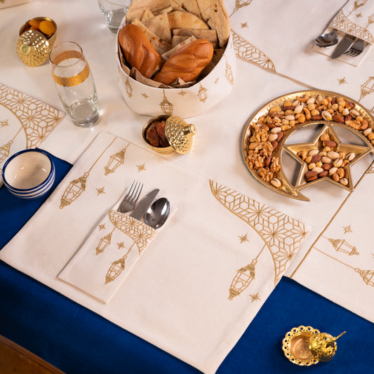 Golden Lantern Placemat