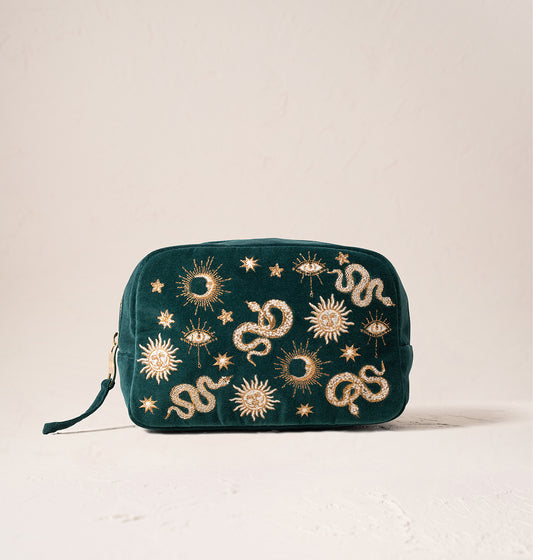 Alchemy Emerald Makeup Bag