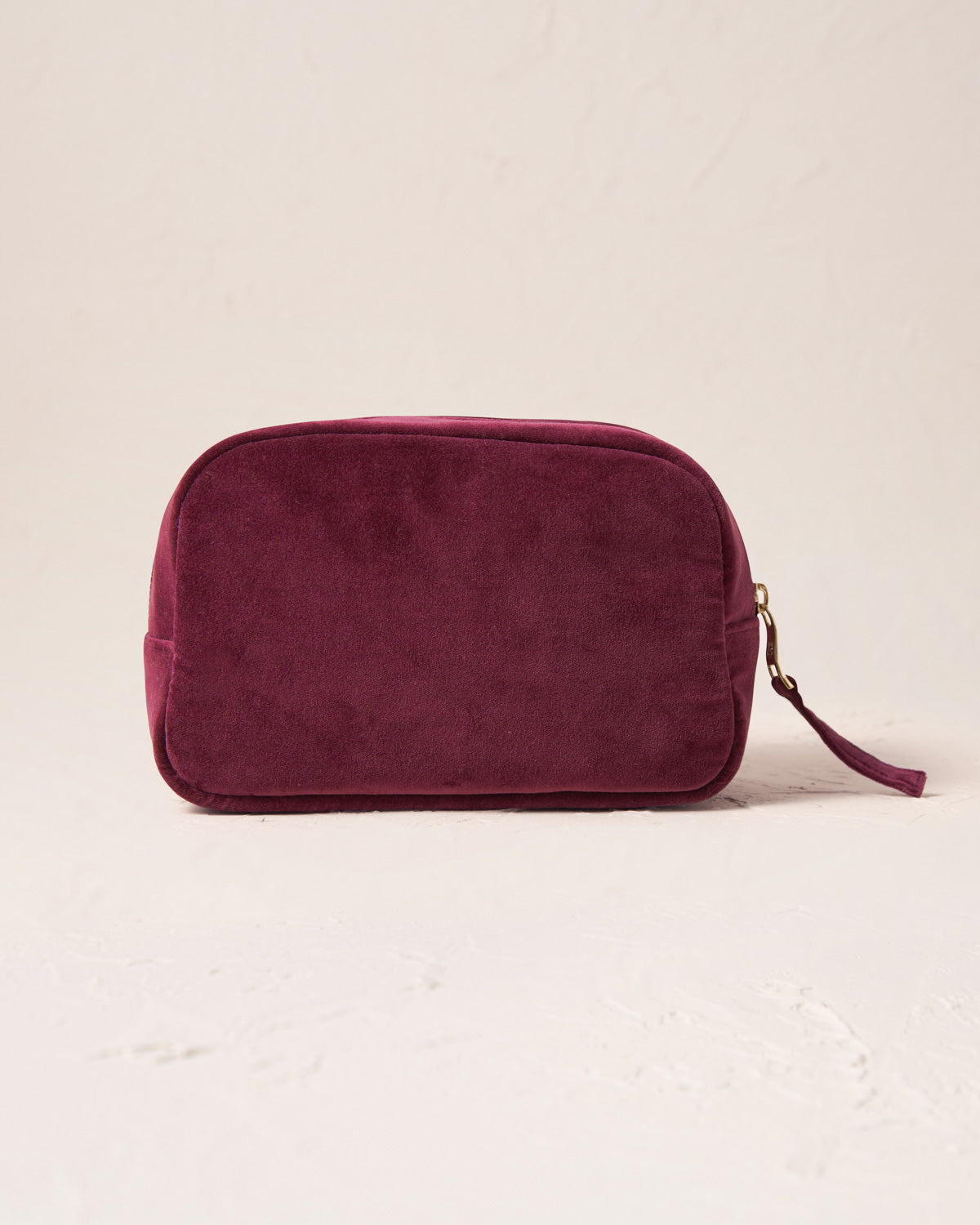 Honey Bee Plum Velvet Cosmetics Bag