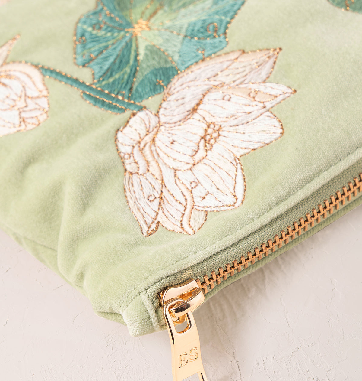 Lotus Celadon Everyday Pouch