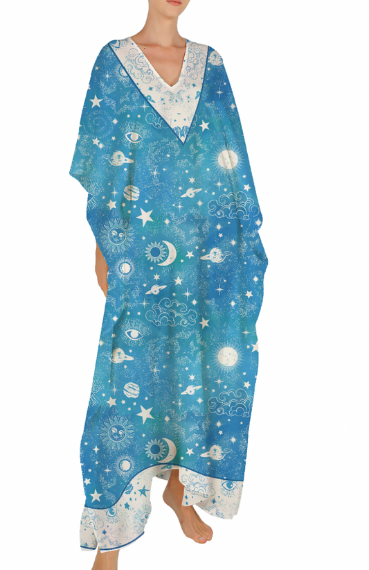 Sky Short Kaftan