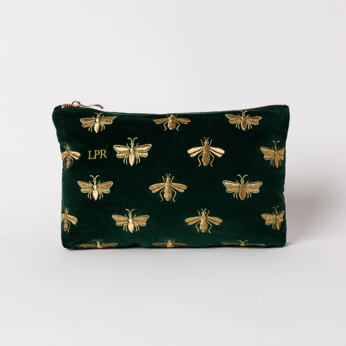 Honey Bee Forest Velvet Everyday Pouch