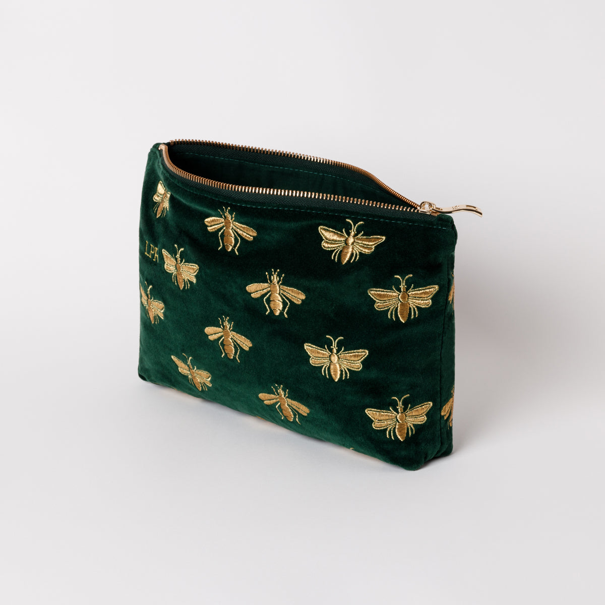 Honey Bee Forest Velvet Everyday Pouch