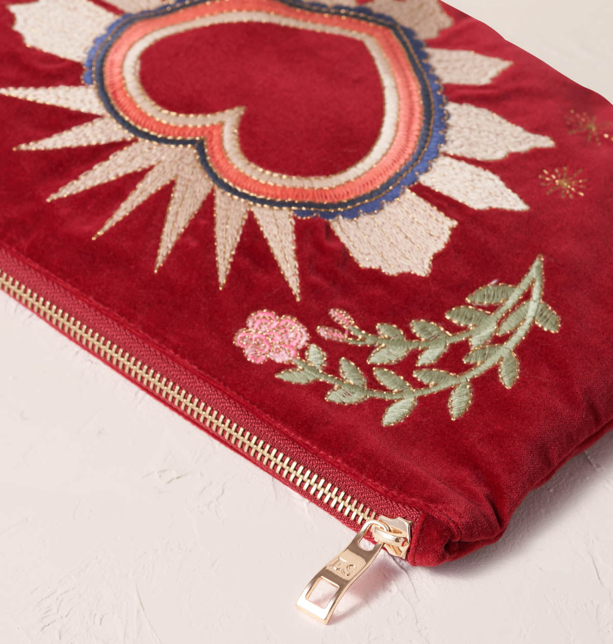 Sacred Heart Rouge Velvet Everyday Pouch