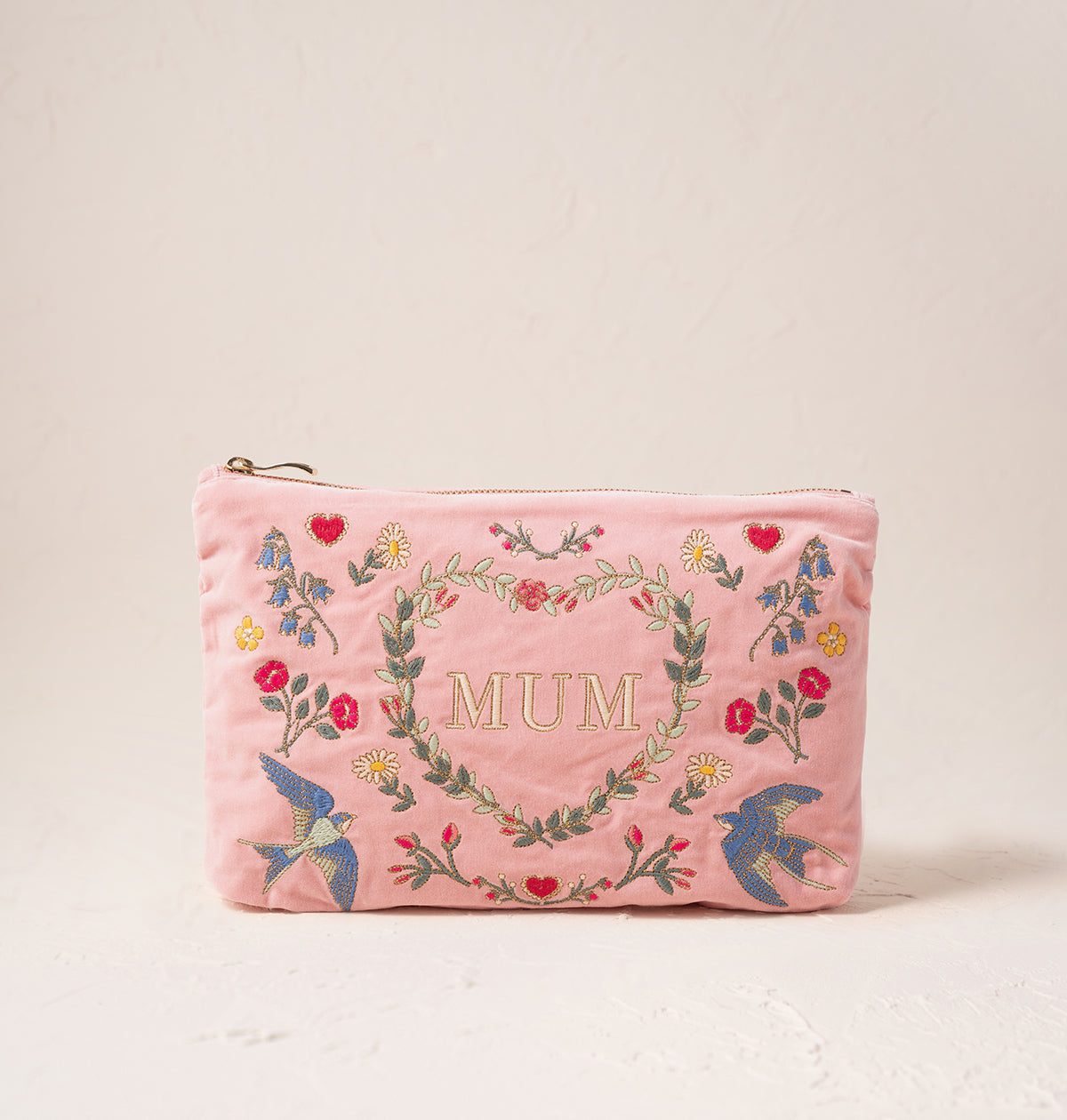 Earth Goddess Mum Velvet Everyday  Pouch Rose