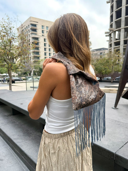 Le sac - snake with long tassels