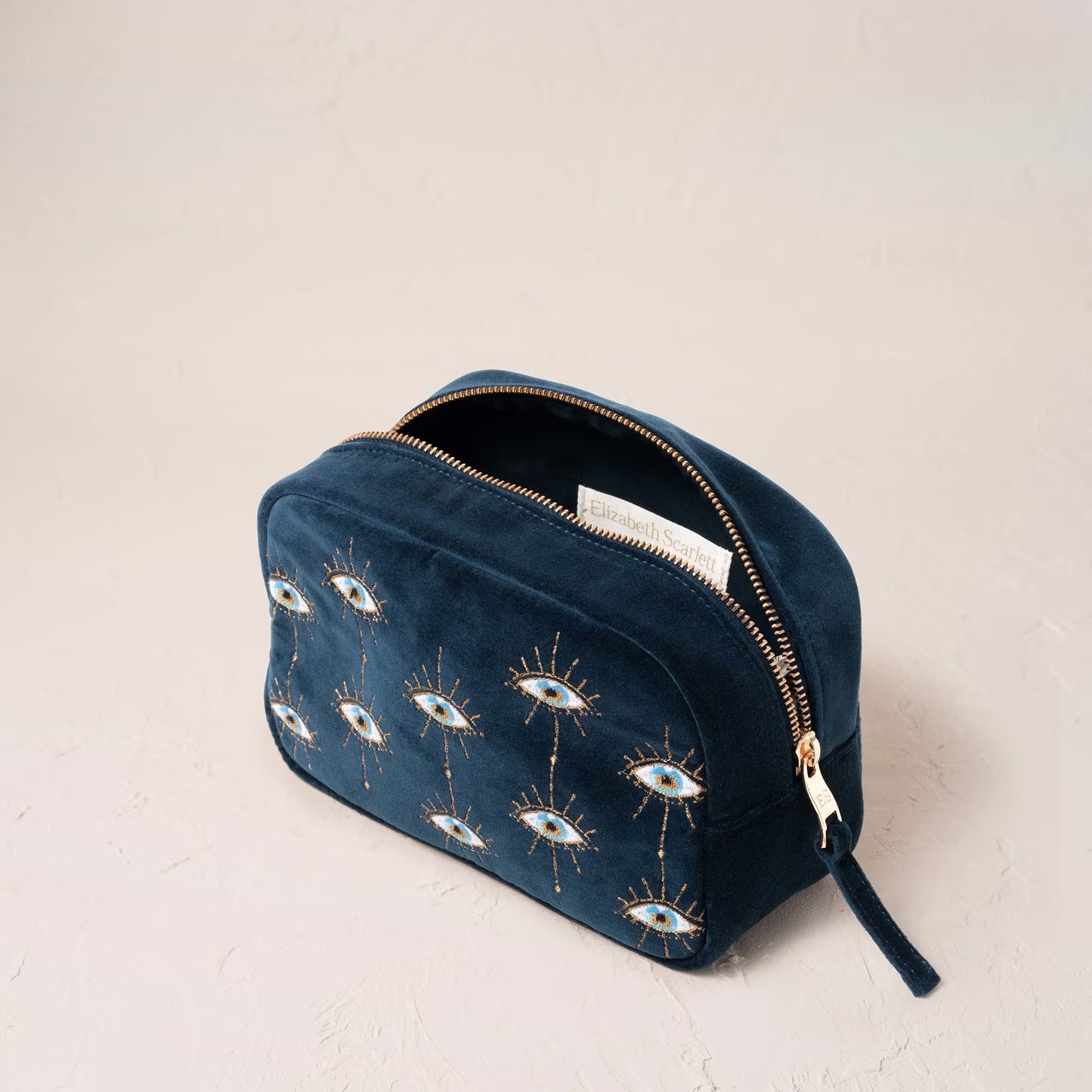 Mystical Eye Navy Blue Makeup Bag