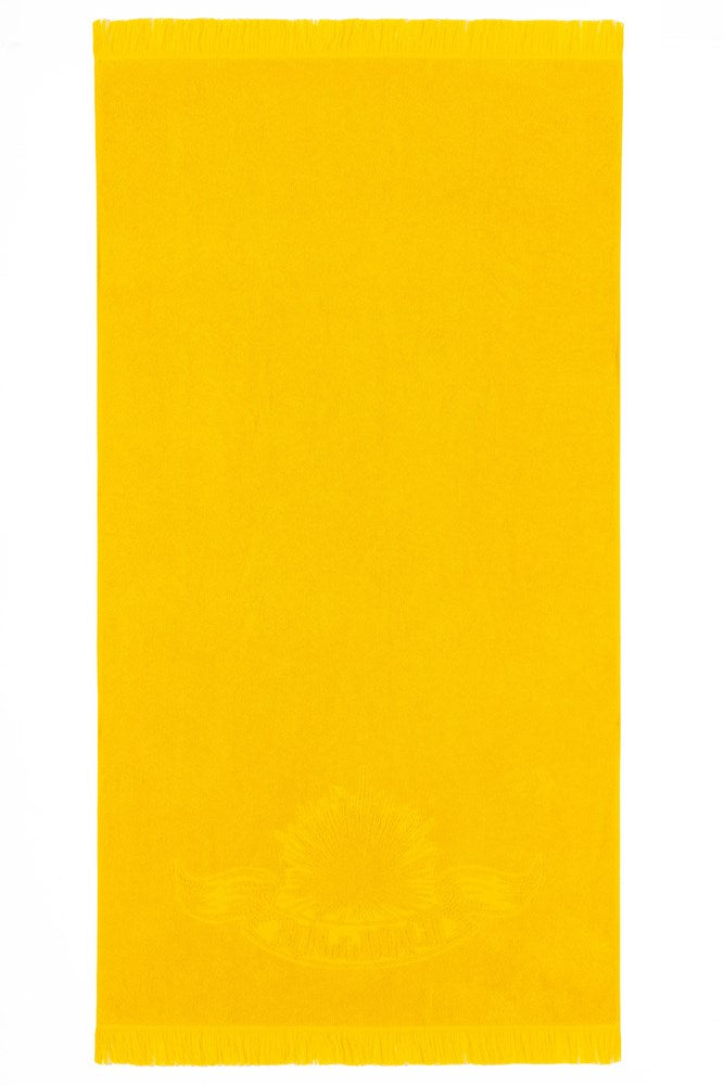 Super yellow Monochrome Beach Towel